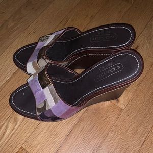 Coach wedges